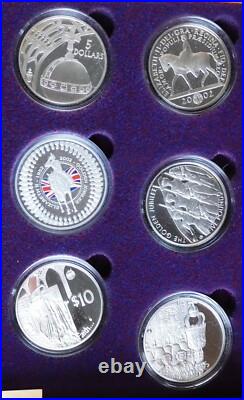 Queen Elizabeth II Golden Jubilee Coin Collection 2002 Silver Proof 24 Coin Set