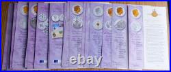 Queen Elizabeth II Golden Jubilee Coin Collection 2002 Silver Proof 24 Coin Set