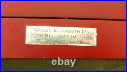 Queen Elizabeth II's 90th Birthday Imperial Crown Collection Coins Dated 2016