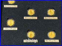 Queens Beasts 1/4 Oz Gold Bullion complete collection