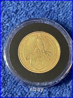 Queens Beasts 1/4 Oz Gold Bullion complete collection+ Silver Proof Completer