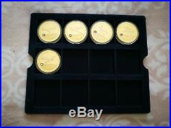 RAF Collection Gold coins 17 medals in a collection box