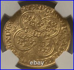 RARE 1322-28 FRANCE ROYAL d'Or CHARLES IV GOLD COIN! From the MORRIS COLLECTION