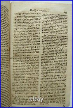 RARE 1785 The Boston Magazine (June)Coins/Gold Value Bowdoin, Governor of Mass