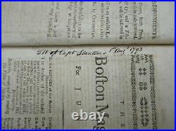 RARE 1785 The Boston Magazine (June)Coins/Gold Value Bowdoin, Governor of Mass