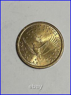 RARE 2000 ERROR D Sacagawea One Dollar Gold Coin US Liberty $1 Collectible