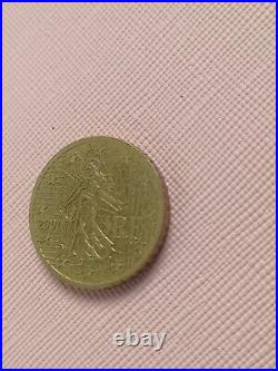 RARE France 50 Cent RF 2001 Euro Coin French Coins, Collectible Nordic Gold