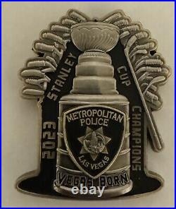 RARE Las Vegas Metro PD/Golden Knights 2023 Stanley Cup Champions Challenge Coin