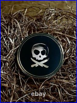 RARE Pete's Pirate Life Peter McKinnon 18K Gold Plated Coin V1 Fly the Flag