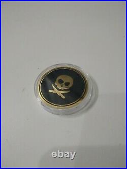 RARE Pete's Pirate Life Peter McKinnon 18K Gold Plated Coin V1 Fly the Flag