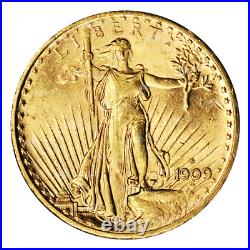 Random Year $20 Saint-Gaudens Double Eagle AU Gold Coin United States Mint