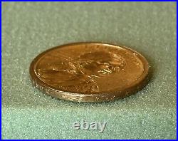 Rare 2009-P Sacagawea US Dollar Coin Rim Lettering Collectible $1 Gold