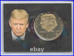 Rare 2020 Decision Rainbow President Donald Trump Gold Coin Card #tc11 07/10