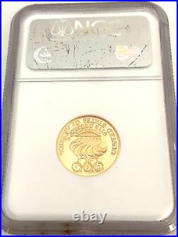 Rare $5 Gold 1988-w, Olympics U. S. Vault Collect. Liberty Ngc Pf 70 Ultra Cameo