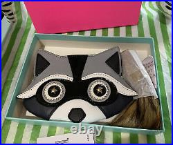 Rare Brand New Pkg Kate Spade Night Creature Collection Raccoon Coin Purse