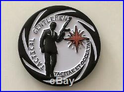 Rare CIA SAD SAC DO Tactical Gentleman Black and Gold Clown Challenge 2 Coins