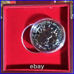 Rare Coin KonoSuba Megumin Gilded Silver 1 Troy Oz Low Pop