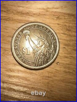 Rare Collectible James Buchanan Presidential 1$ Gold Dollar Coin