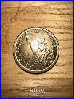 Rare Collectible William Henry Harrison Presidential 1$ Gold Dollar Coin