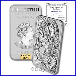 Rare Collection Lot of (10) 1 Oz Silver Bars from Australia's Prestigious Pert