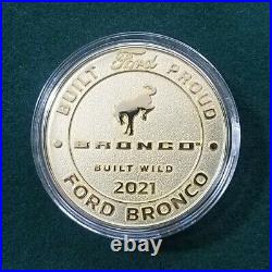 Rare Ford Bronco Senior Master Technician Award Coin. 2021 limited production