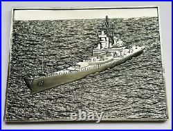 Rare Navy USN Chiefs Mess CPO Challenge Coin Golden Shellback Certificate Coin