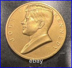Rare President John F Kennedy Jfk Bronze Inaugural Coin 1961