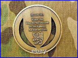 Rare, Seal Team 6, Six, Gold Squadron, Lion Shield #2 Challenge Coin