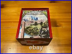 Rare kansas city chiefs, gold plated 3D arrowhead challenge coin and display box