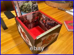 Rare kansas city chiefs, gold plated 3D arrowhead challenge coin and display box