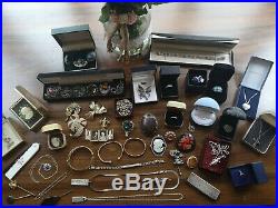 Rare watches & jewellery GOLD collectables job lot silver coin diamond antiques