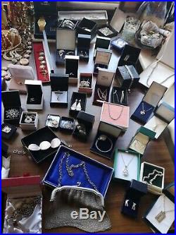 Rare watches & jewellery GOLD collectables job lot silver coin diamond antiques