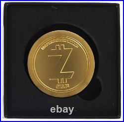 Razer Gaming zGOLD Collectible Token Coin Gold-Tone Super Rare with Box 40g 45mm