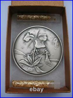 Reuben From The 12 Tribes Of Israel Salvador Dali Pure Silver 3-oz. Coin+gold