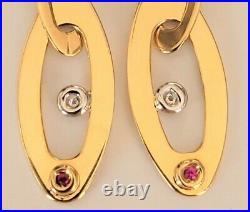 Roberto Coin 18K Yellow Gold Diamond Chic & Shine Drop Earrings
