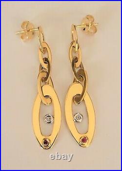 Roberto Coin 18K Yellow Gold Diamond Chic & Shine Drop Earrings