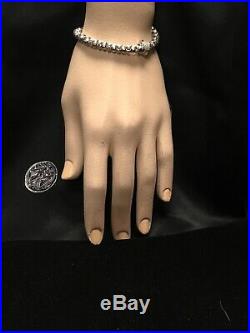 Roberto Coin 18k White Gold Appassionata Collection Diamond Bracelet Very Rare
