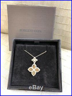 Roberto Coin Princess Flower Collection Gold Necklace