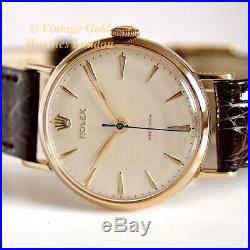 Rolex Precision'coin Edge', 9ct, 1959 Highly Collectable And Immaculate