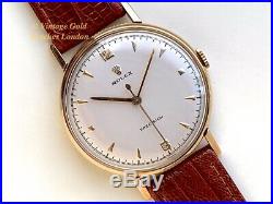 Rolex Precision'coin Edge', 9ct, 1959 Highly Collectable And Immaculate