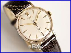 Rolex Precision'coin Edge', 9ct, 1959 Highly Collectable And Immaculate