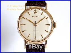 Rolex Precision'coin Edge', 9ct, 1959 Highly Collectable And Immaculate