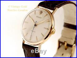 Rolex Precision'coin Edge', 9ct, 1959 Highly Collectable And Immaculate