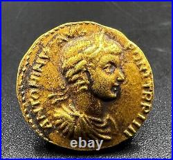 Roman Gold Coin 17 k 4 Grams Jewelry Necklace Pendant Collectables