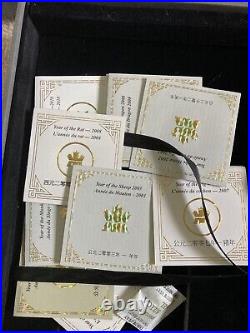 Royal Canadian Mint Gold $150 Chinese Calendar Hologram Full Set