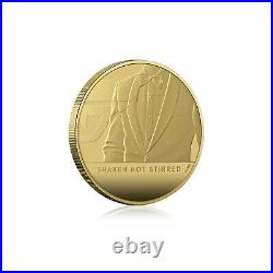 Royal Mint James Bond 3 UK 2020 1/4 Quarter Oz Gold Coin Rare Highly Collectable