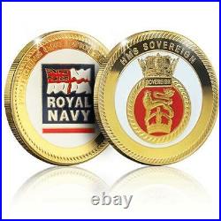 Royal Navy Memorabilia Gold Coin Medal Swiftsure Class Submarine Box Set