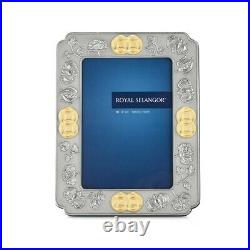 Royal Selangor Straits Expression Collection Pewter Double Coin Photoframe 4R