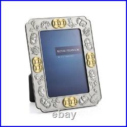 Royal Selangor Straits Expression Collection Pewter Double Coin Photoframe 4R