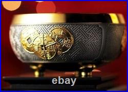 Royal Selangor Wealth Bowl Collection Pewter Wealth Bowl with 24K Gold Plating